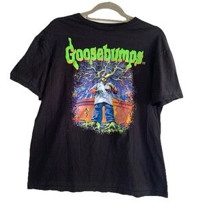 Goosebumps Black Graphic T-Shirt Dr. Brewers Clone Men’s Size Large Retro